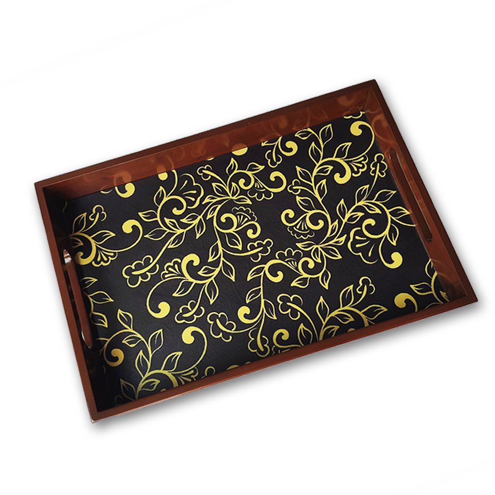 Wooden Tray For Serving Green Design