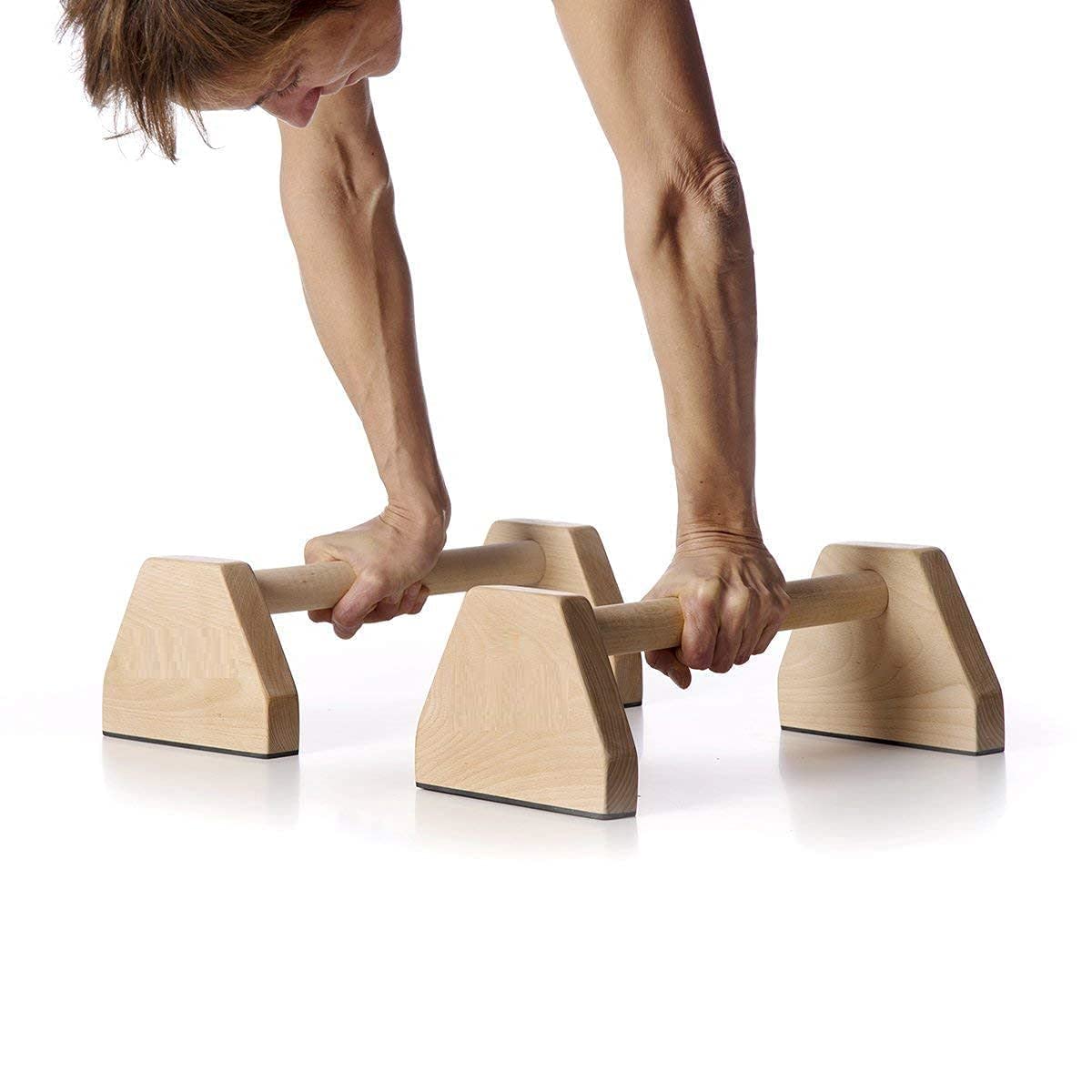 Angira handicrafts Wooden Push up Bar/Exercise women boys man/gym instrument/workout instruments AHS-PB022