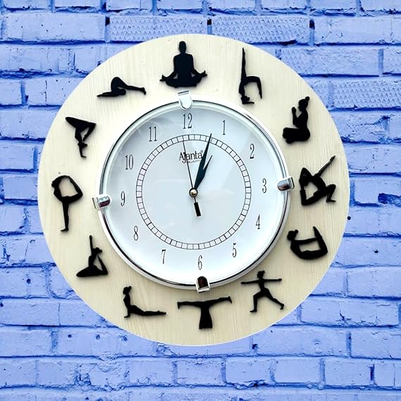 Yoga Wall Clock