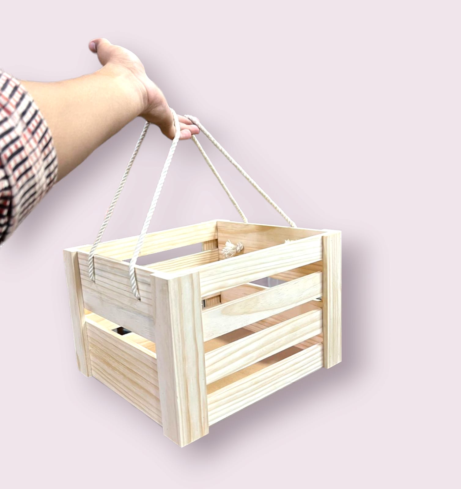 Pine Wood basket in different size